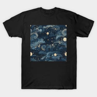 Step into a Celestial Dream: Introducing Our Captivating 'Starry Night' Collection! T-Shirt